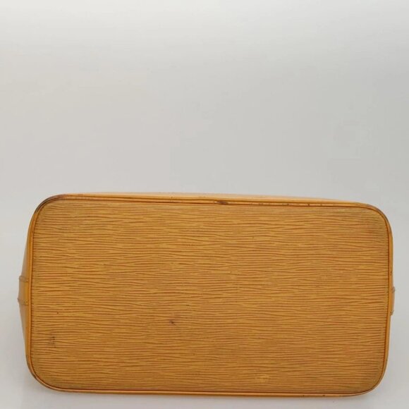 LOUIS VUITTON Epi Alma Hand Bag Yellow LV - Picture 4 of 16